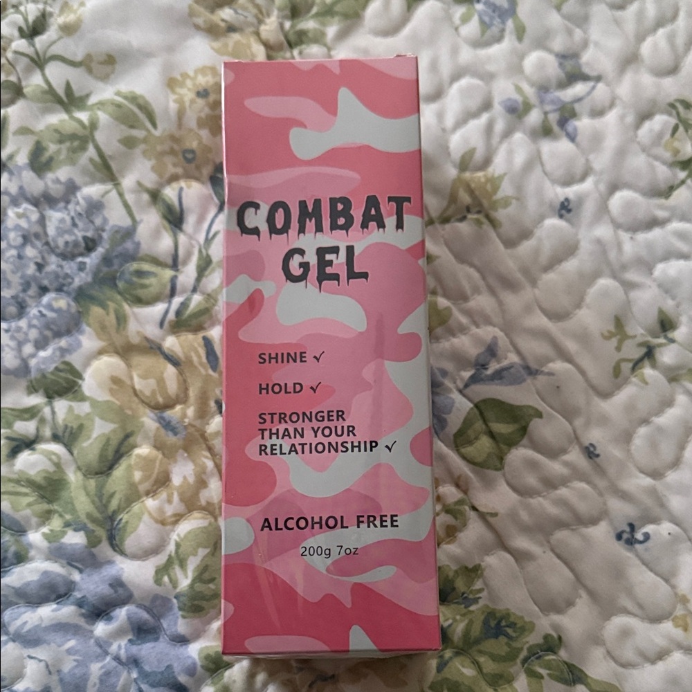 Combat Gel Hair Styling Gel - Pink Camo Packaging